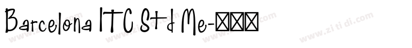 Barcelona ITC Std Me字体转换